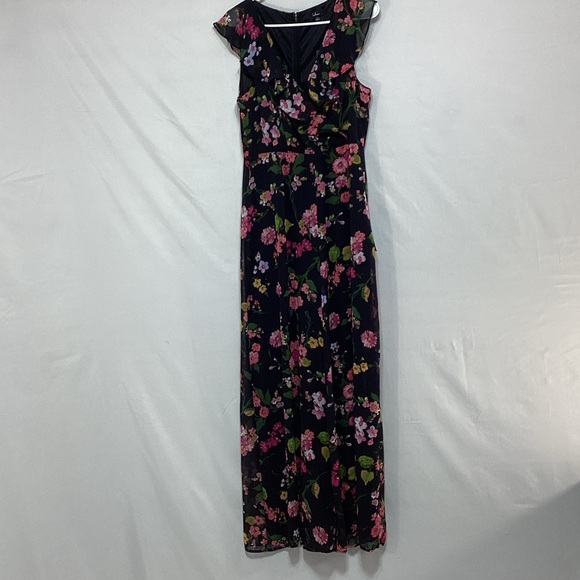 NWT Size Large Lulu's Black Floral Jumpsuit - Picture 3 of 15